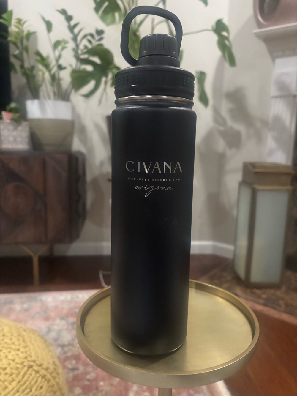Cirvana Black Insulated Water Bottle